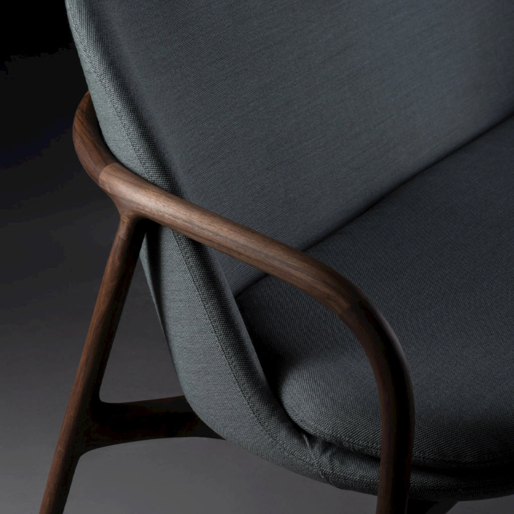 NEVA Sofa Trimmed in Walnut Natural Oil - Artisan | Milola