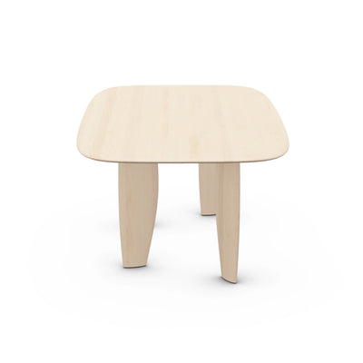 NILU Dining Table in Maple White Pigment Oil - Artisan | Milola