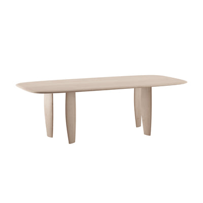 NILU Dining Table in Oak Natural Soap - Artisan | Milola