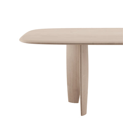 NILU Dining Table in Oak Natural Soap - Artisan | Milola