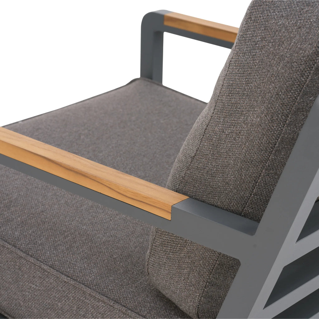 NOVA Lounge Set in Anthracite/Soft Down - BRAFAB | Milola