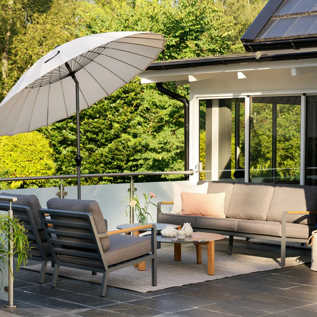 NOVA Lounge Set in Anthracite/Soft Down - BRAFAB | Milola