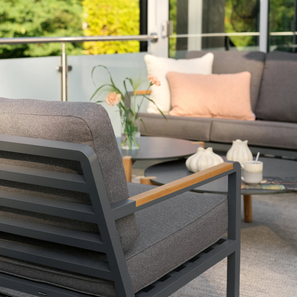 NOVA Lounge Set in Anthracite/Soft Down - BRAFAB | Milola