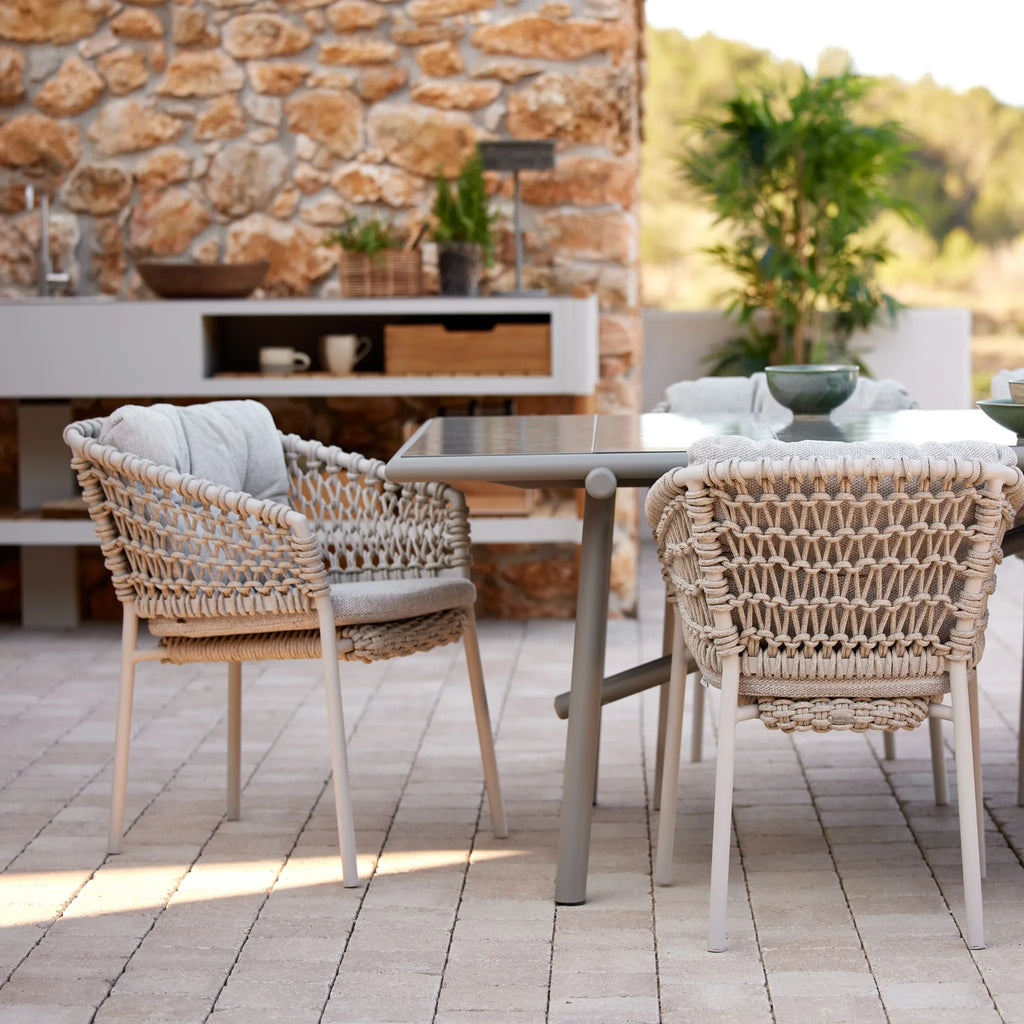 OCEAN - Stackable Outdoor Chair in Sand - Cane-Line | Milola
