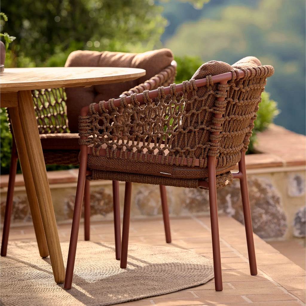 OCEAN - Stackable Outdoor Chair in Umber Brown - Cane-Line | Milola