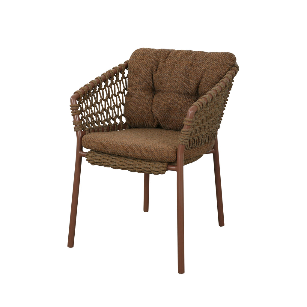 OCEAN - Stackable Outdoor Chair in Umber Brown - Cane-Line | Milola