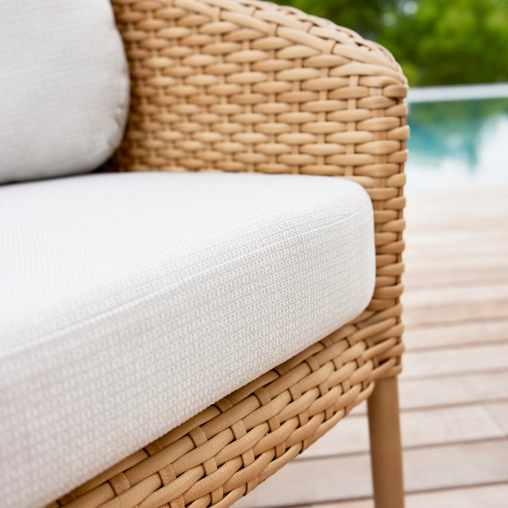 OCEAN - Large Outdoor Lounge Chair in Natural - Cane-Line | Milola