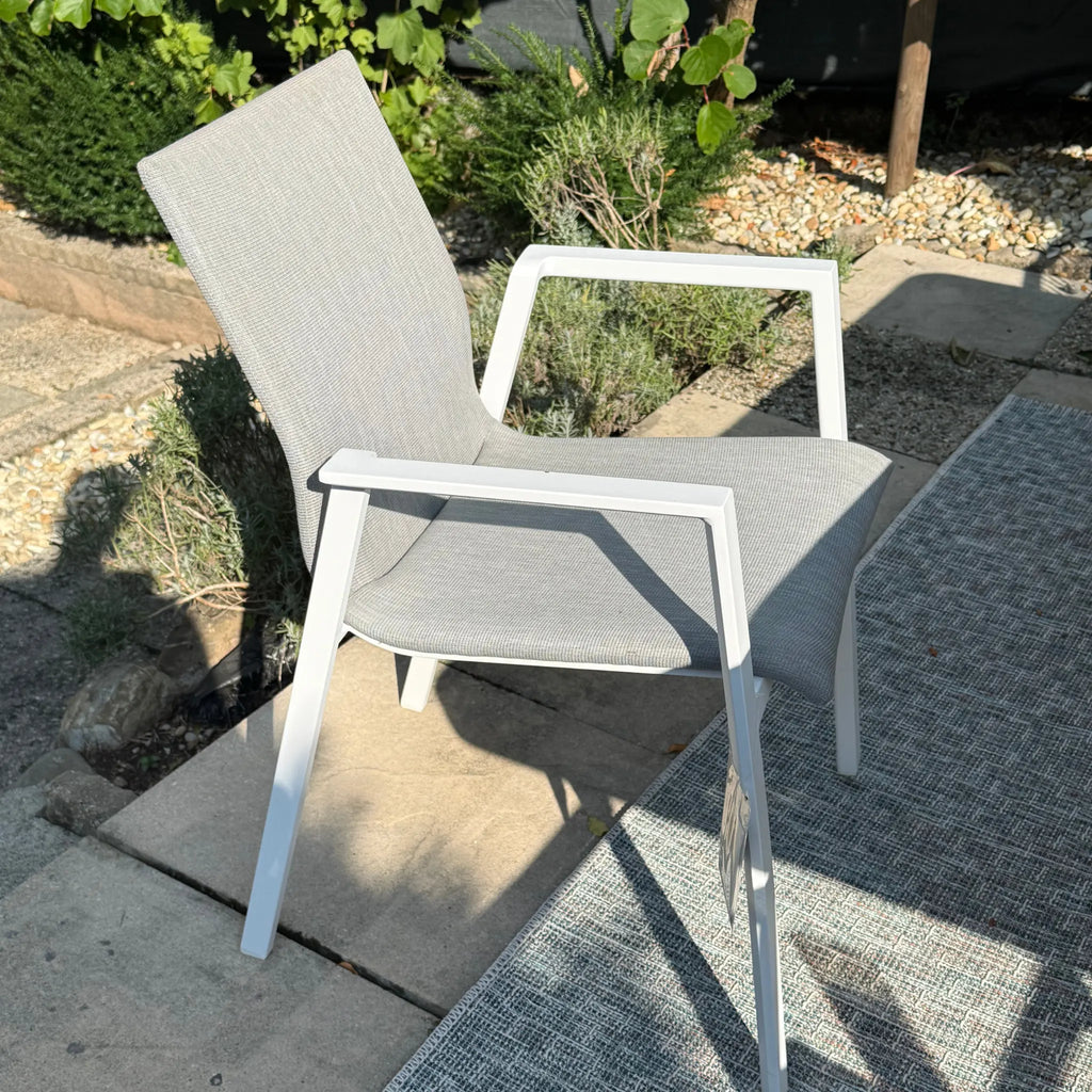 Set of 4 ODEON Outdoor Dining Chairs  - OUTLET