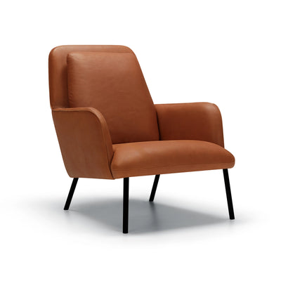 OLIVER Armchair in Tan Leather - Sits | Milola