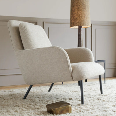 OLIVER Armchair in Light Beige - Sits | Milola