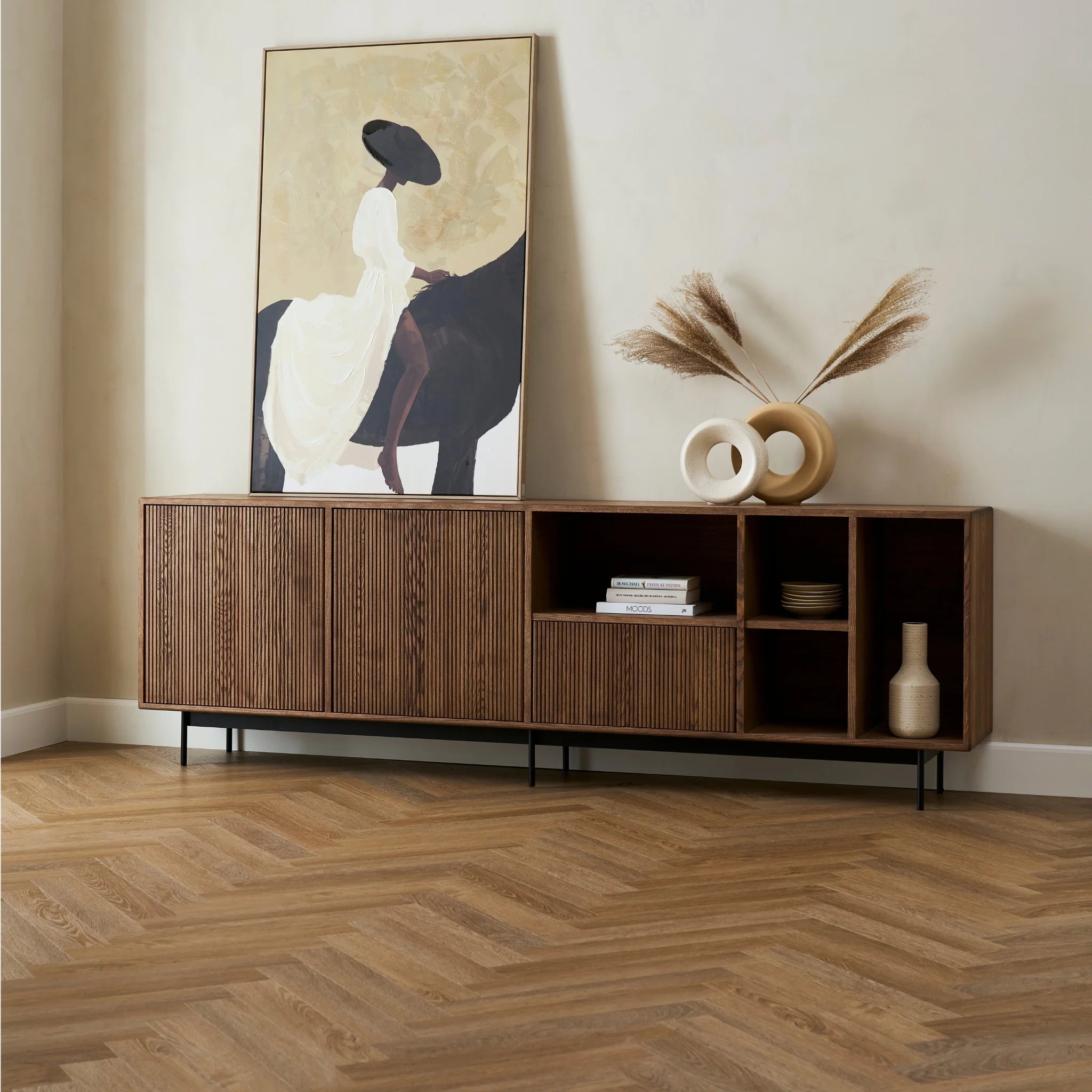 OPTIONS Modular Sideboard in Mocca Brown Oiled Ash - Kristensen | Milola