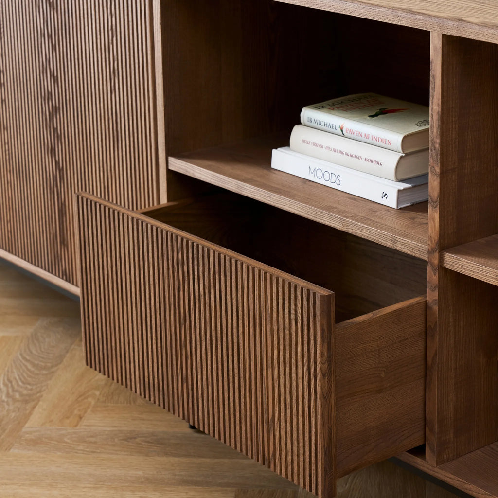 OPTIONS Modular Sideboard in Mocca Brown Oiled Ash - Kristensen | Milola