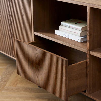 OPTIONS Modular Sideboard in Mocca Brown Oiled Ash - Kristensen | Milola