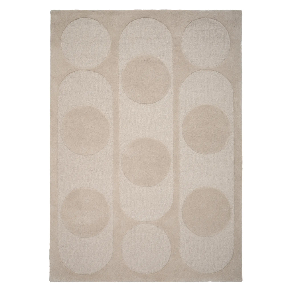 ORB ALLIANCE - Wool Rug in Chalk - Linie Design | Milola