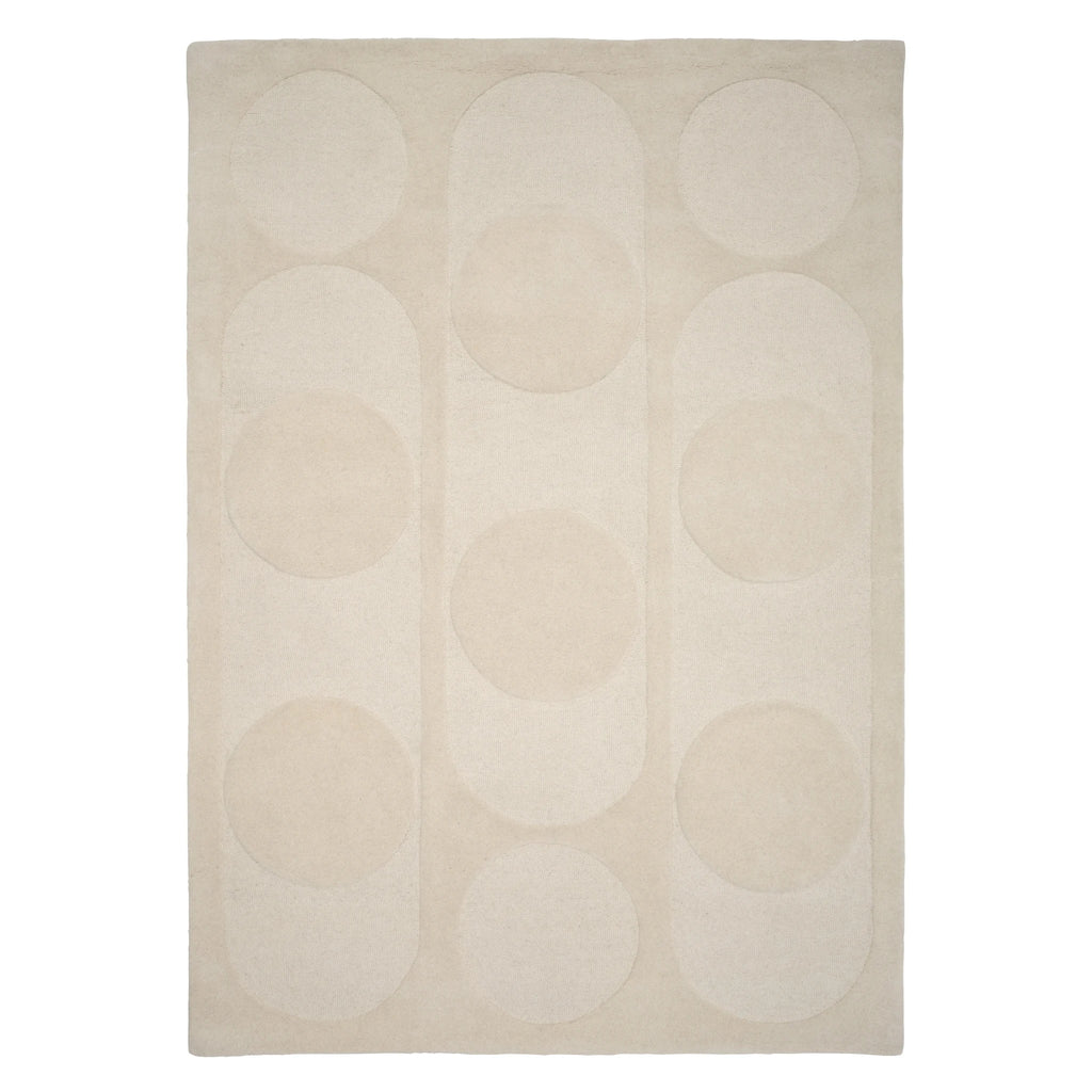 ORB ALLIANCE - Wool Rug in White - Linie Design | Milola