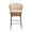 Dark Cream Bouclé with sparkles (FROSTED ALMOND) with antique brass metal legs