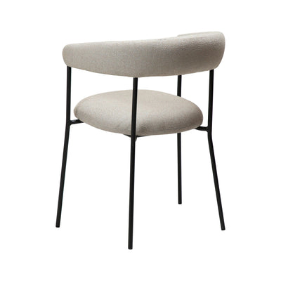 PLENTI Dining Chair in Grey and Black Legs - Danform | Milola