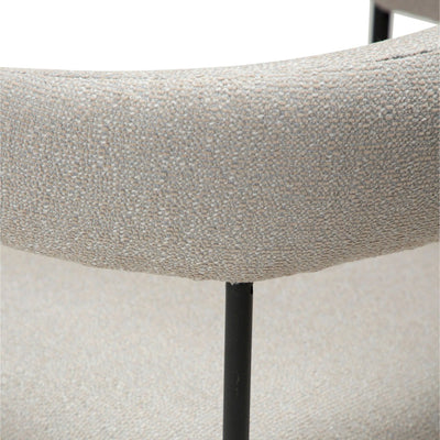 PLENTI  Dining Chair in Grey and Black Legs - Danform | Milola