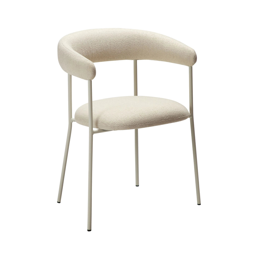 PLENTI Dining Chair in White and White Legs - Danform | Milola