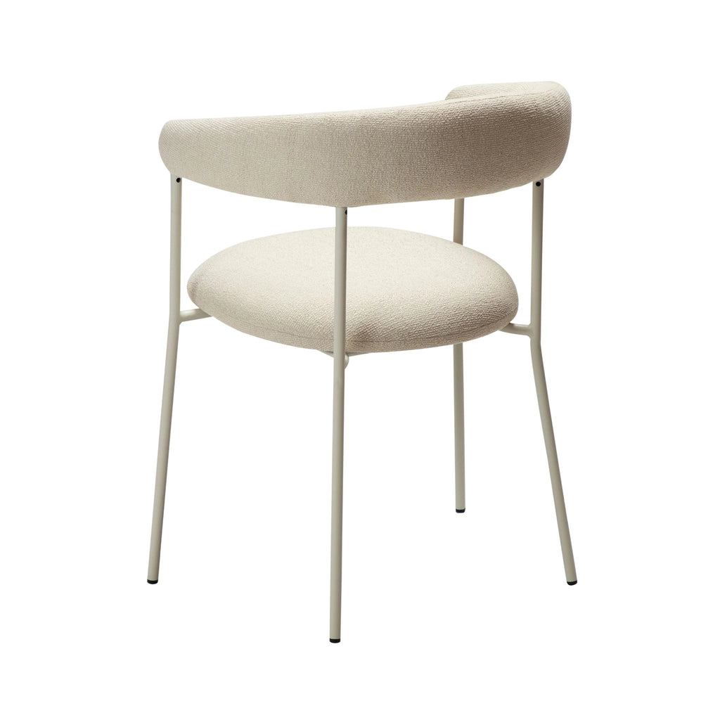 PLENTI Dining Chair in White and White Legs - Danform | Milola