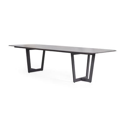 Palemo Neolith Stone Dining Table in Matt Royal Grey/Neolith Grey - Suns | Milola