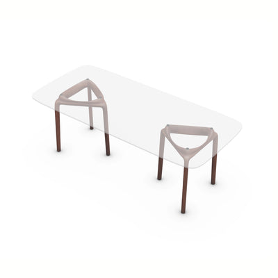 PASCAL Dining Table in Walnut Natural Oil - Artisan | Milola