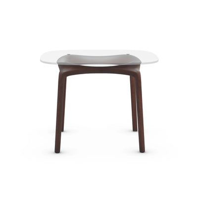 PASCAL SQUARE Dining Table in Cherry Dark Oil - Artisan | Milola