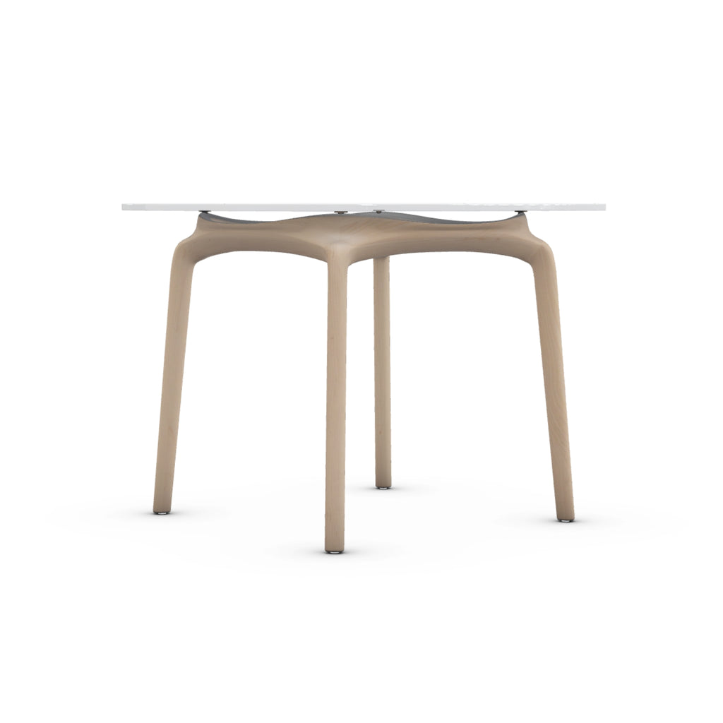 PASCAL SQUARE Dining Table in Maple White Pigment Oil - Artisan | Milola