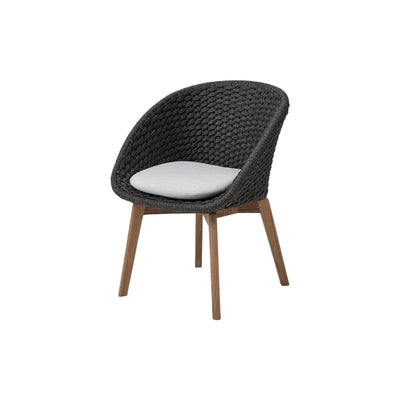 PEACOCK - Outdoor Dining Chair in Grey -Cane-Line | Milola