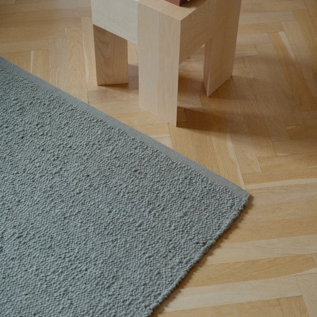 PEBBLED POEM - Wool Rug in Moss - Linie Design | Milola