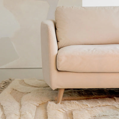 Petra Corner Sofa - Modern Classic Modular Sofa in Light Beige - SITS | Milola