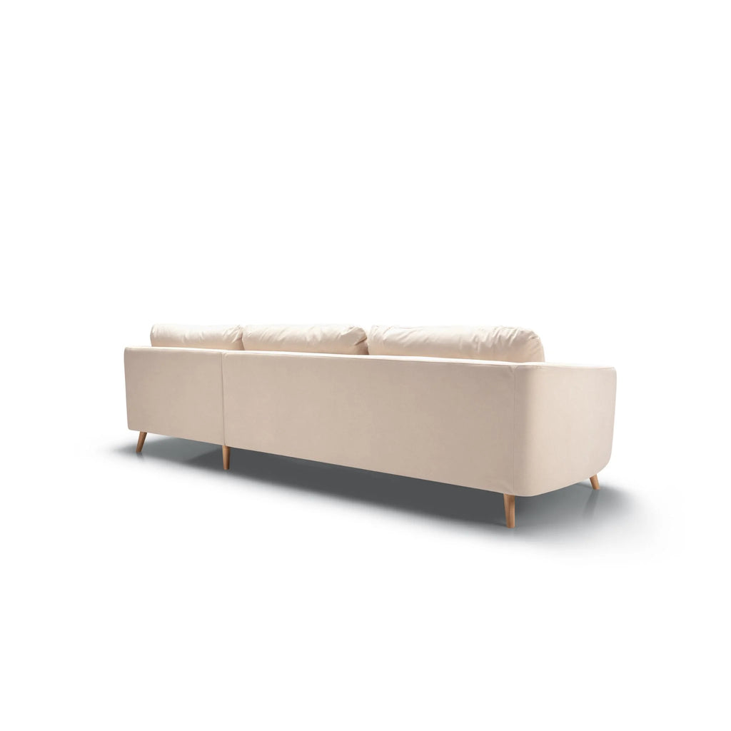 Petra Corner Sofa - Modern Classic Modular Sofa in Light Beige - SITS | Milola