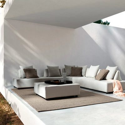 Piper Corner Sofa Set in Sand Beige - Bizzotto | Milola