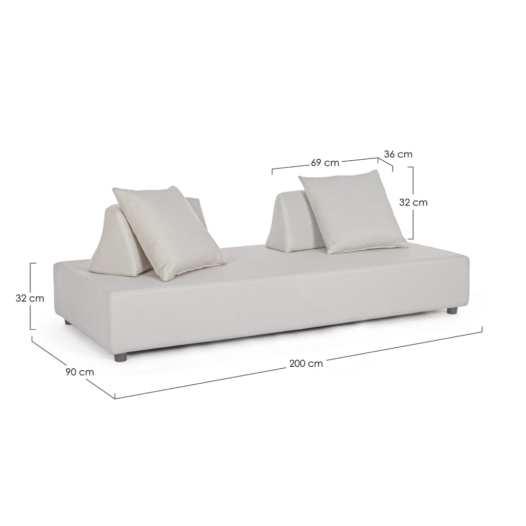 Piper Sofa Dimensions - Bizzotto | Milola