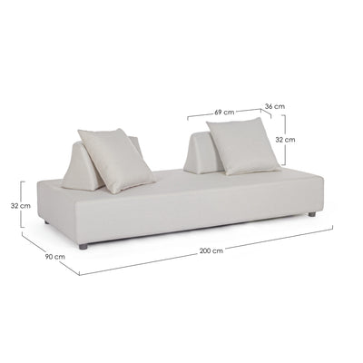 Piper Sofa Dimensions - Bizzotto | Milola