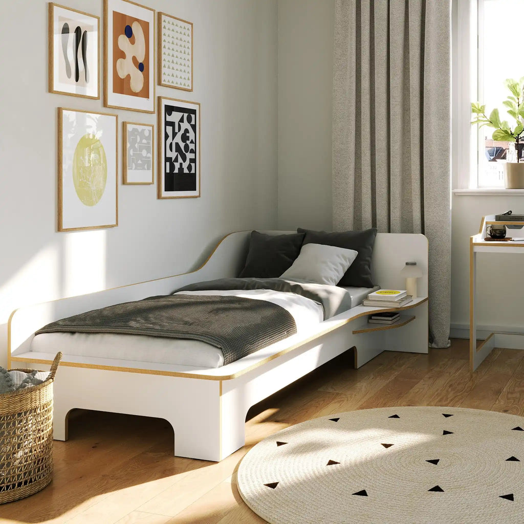 PLANE Single Bed - in white - Müller Small Living | Milola