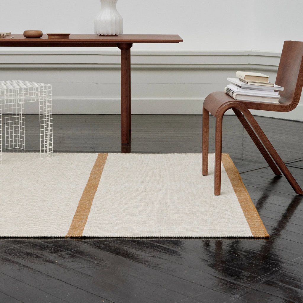 RAPALLO Rug - Geometric Rug in Mustard - Linie Design | Milola