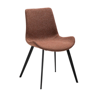 HYPE - Dining Chair - Pebble Red Bouclé Fabric Danform | Milola