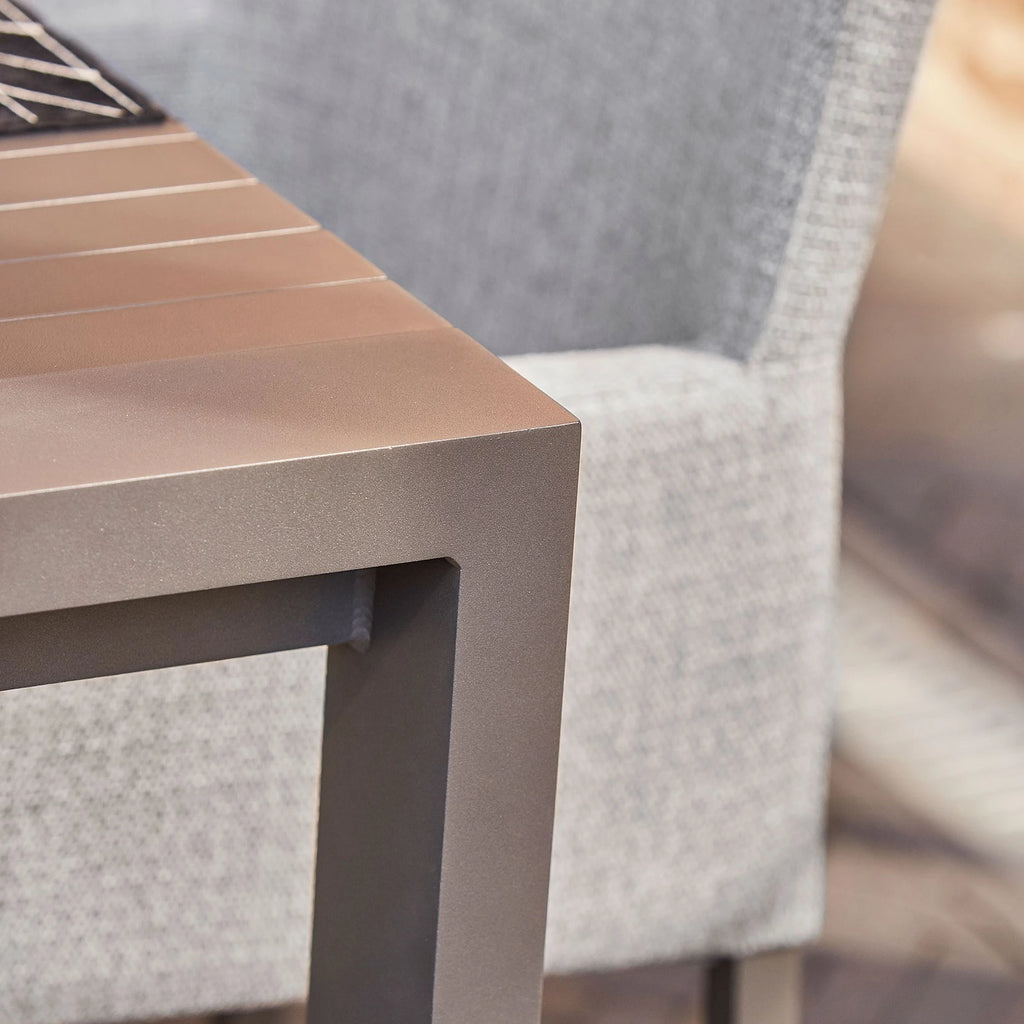 RIALTO - Extendable Outdoor Dining Table - in Aluminium - Suns | Milola