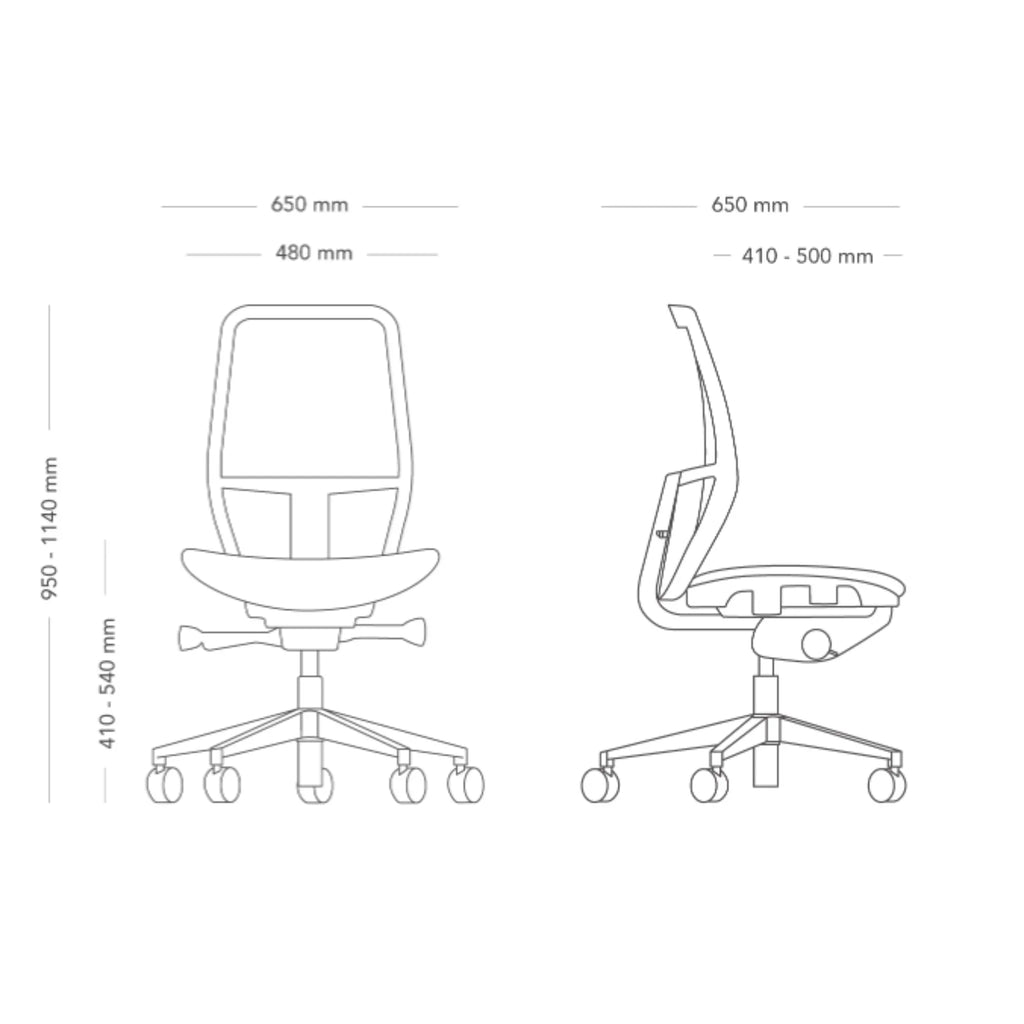 SAVO SOUL AIR Bürostuhl (Weiß)
