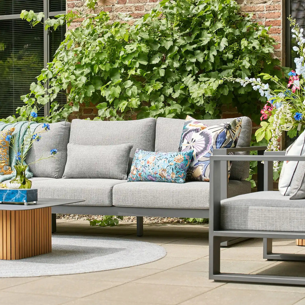 SAVONA - Outdoor Sofa Set in Grey - Suns | Milola