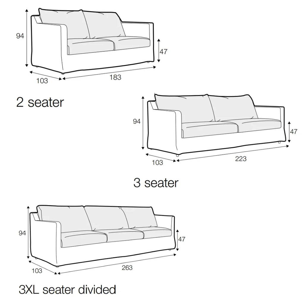 Sally Sofa - Modular Sofa in Cream - SITS | Milola