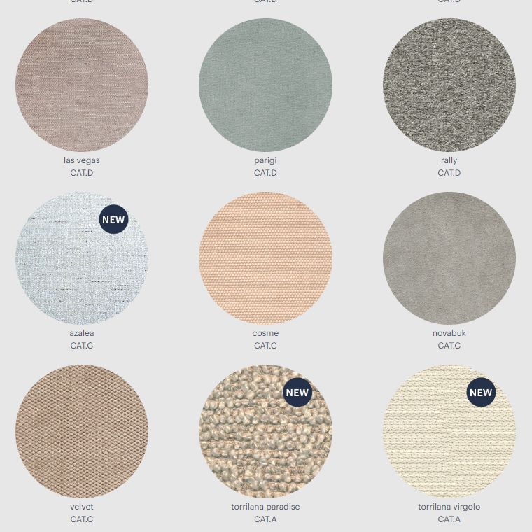 Fabric Variants Swatches- Bolzan | Milola