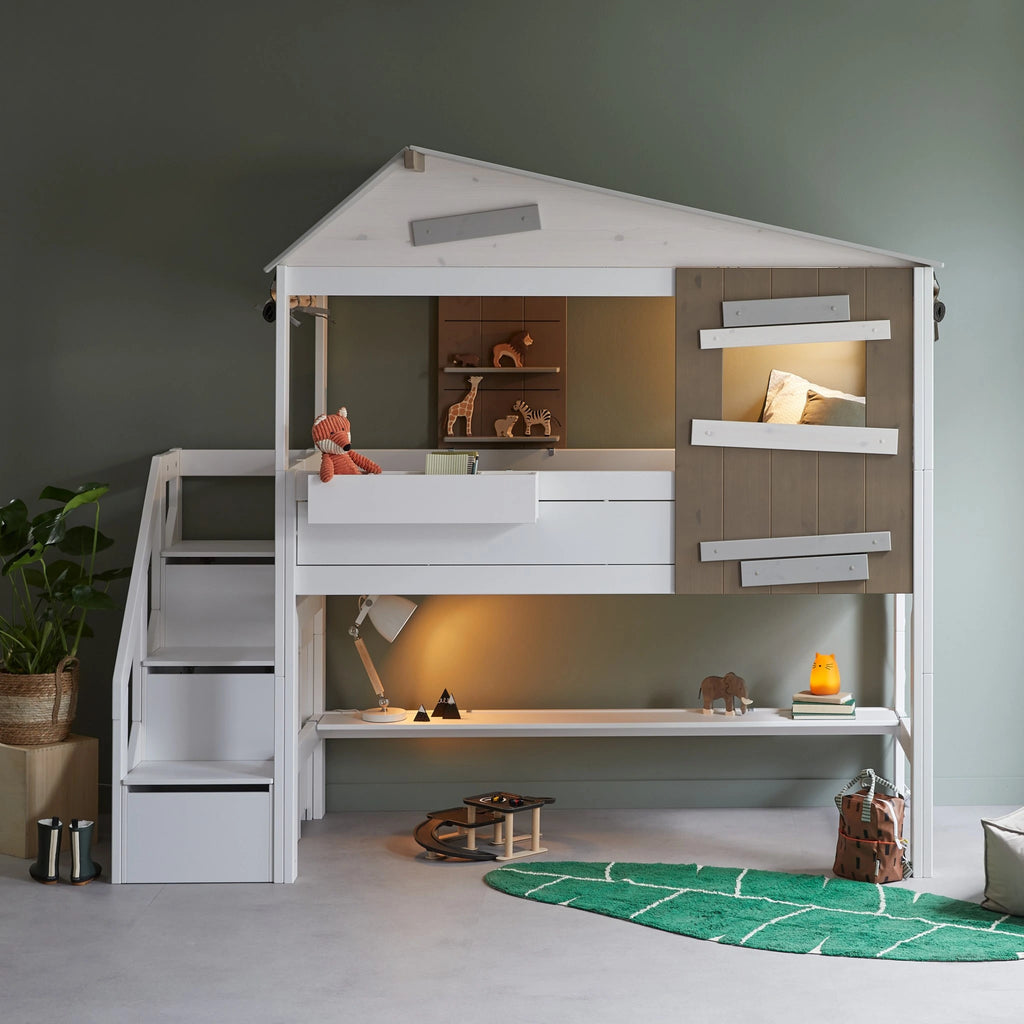 Semi High House Bed - The HIDEOUT - Lifetime Kidsrooms | Milola