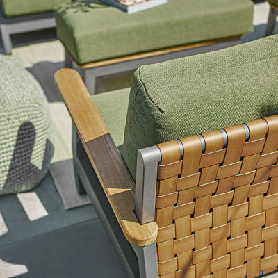 SIENA - Garden Corner Sofa Set in Forest Green - Suns | Milola