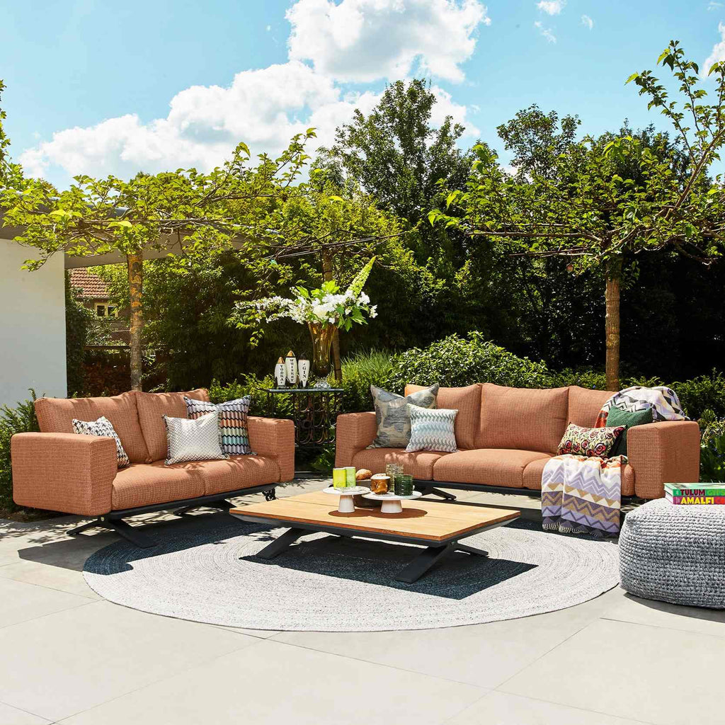 STOCKHOLM - Outdoor Sofa Set in Terra Coral - Suns | Milola