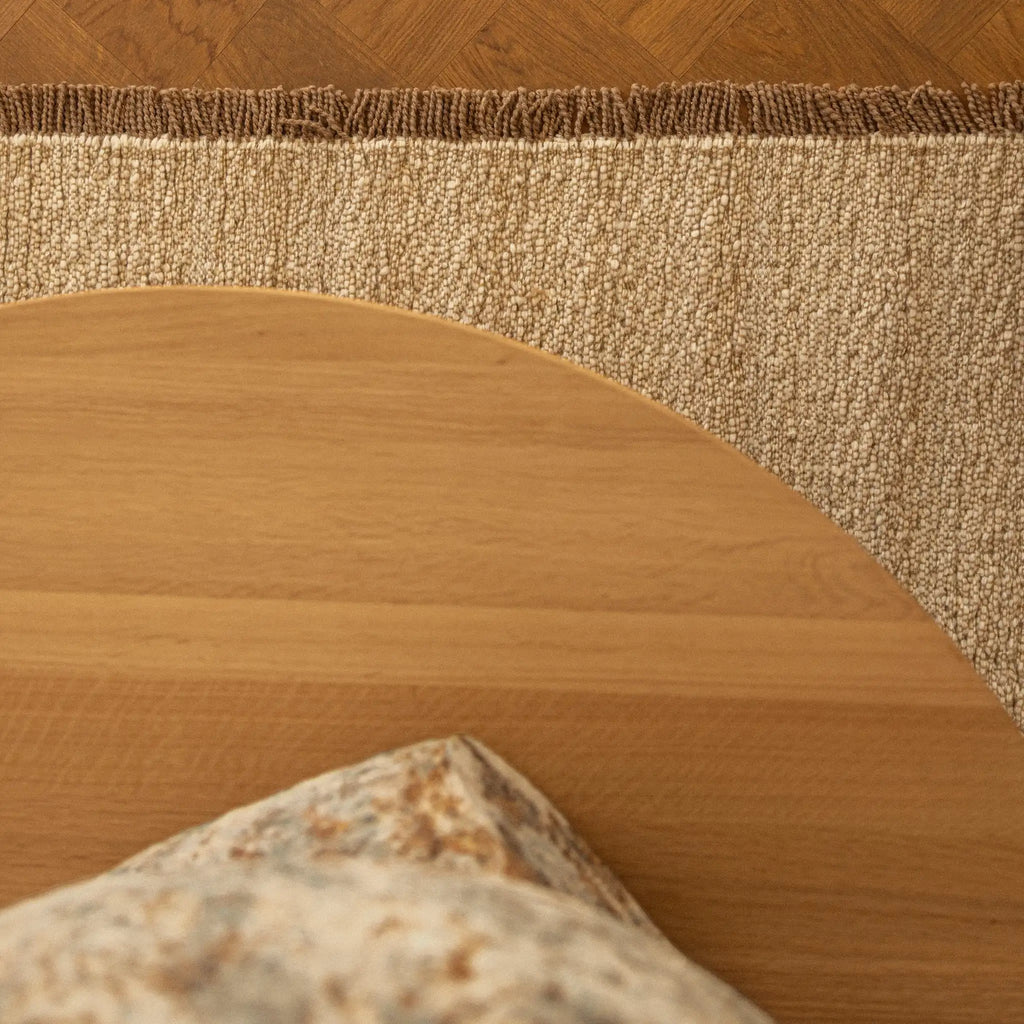 SOFT OUTLINE Rug - Wool Rug in Beige - Linie Design | Milola