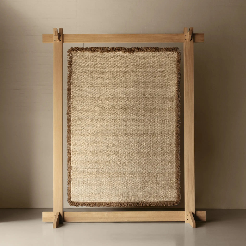 SOFT OUTLINE Rug - Wool Rug in Beige - Linie Design | Milola