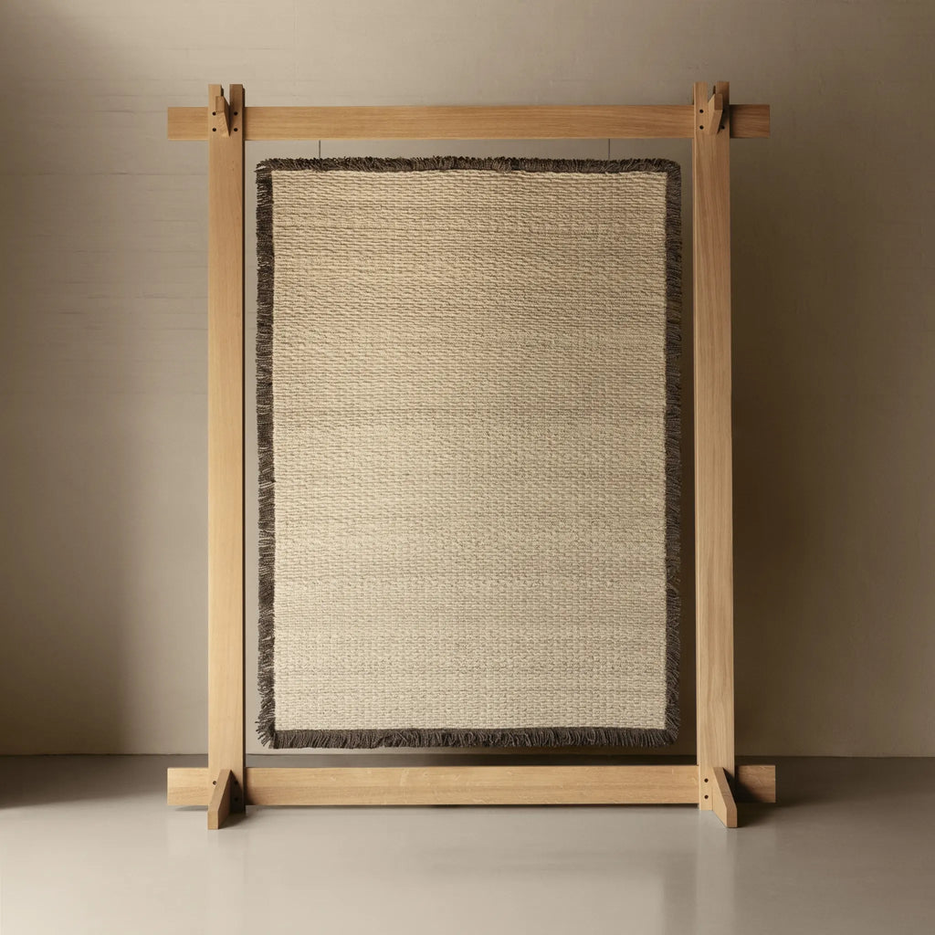 SOFT OUTLINE Rug - Wool Rug in Stone - Linie Design | Milola