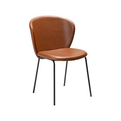 STAY Dining Chair Leather - in Vintage Light Brown - Danform | Milola